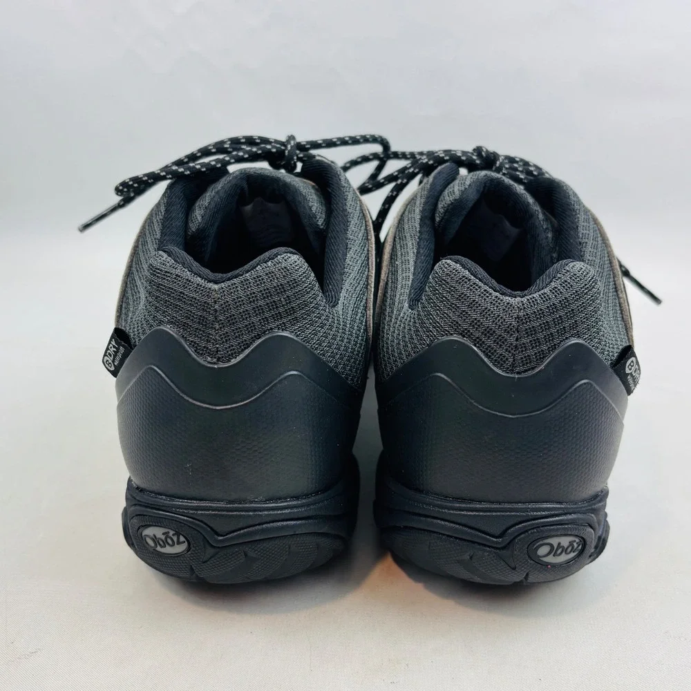 Oboz Bridger‎ Low Hiking Boot Mens 11.5 Dark Shadow Waterproof Trail Shoes 22701
